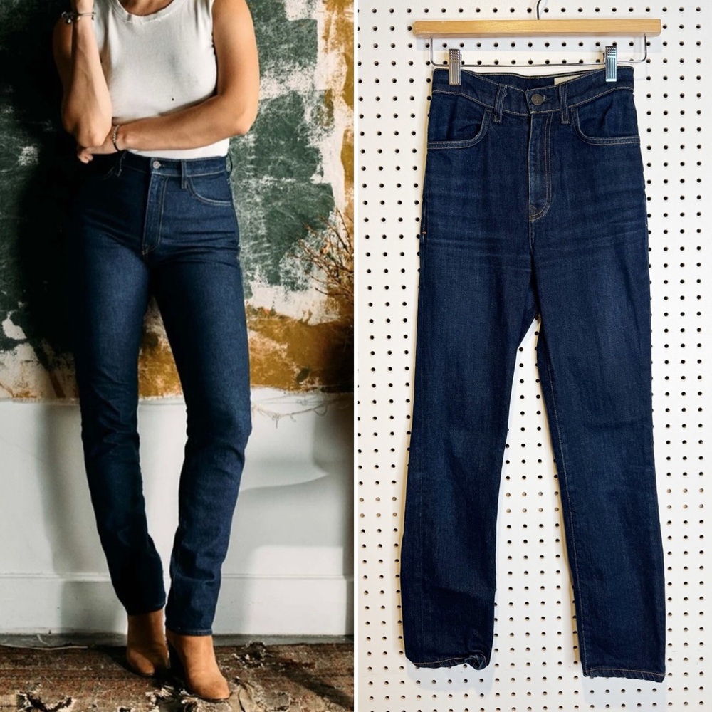 Imogene + Willie‎ | Elizabeth Jeans, High Rise Skinny Denim, Dark Indigo Sz. 24